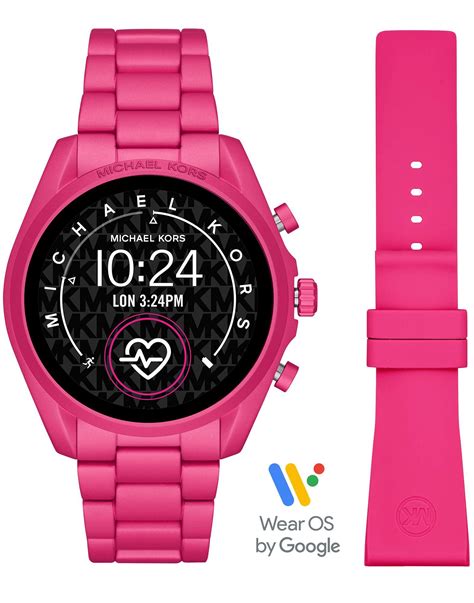 michael kors smartwatch pink